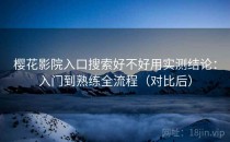 樱花影院入口搜索好不好用实测结论：入门到熟练全流程（对比后）