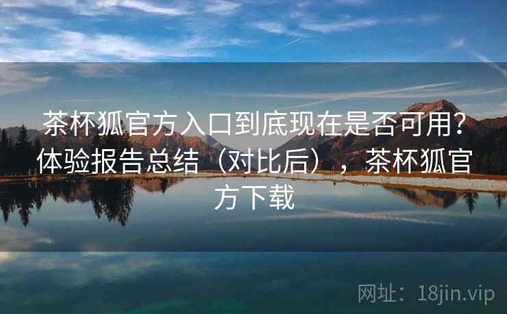 茶杯狐官方入口到底现在是否可用？体验报告总结（对比后），茶杯狐官方下载  第1张